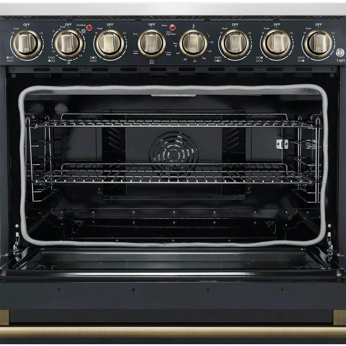 FORNO Paolo 36" Electric Range FFSEL6011-36BLK