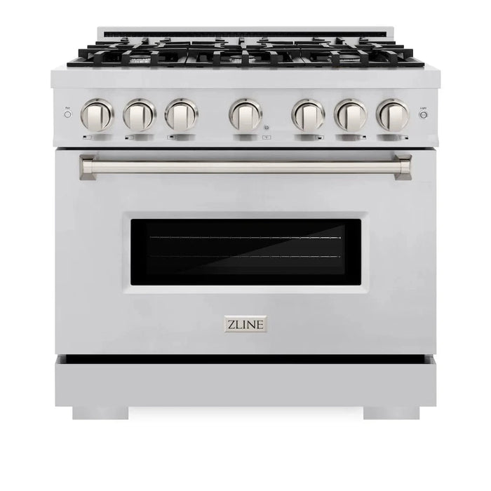 ZLINE 36"Classic Gas Range, Convection Gas Oven, Stainless Steel, CGR36