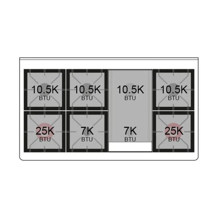 ILVE 48"Professional Plus Dual Fuel Range, Matte Graphite UP48FQMPMG