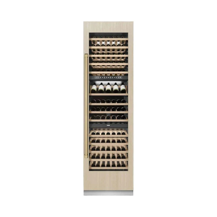 ZLINE 24" Triple Zone 100 Bottle Panel Ready Column Wine Cooler Champagne Bronze RBCWVZ-24-CB