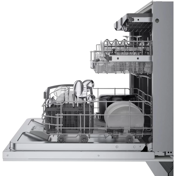 BOSCH 24" Fully Integrated Built-In Panel Ready Smart Dishwasher, SGV78C53UC