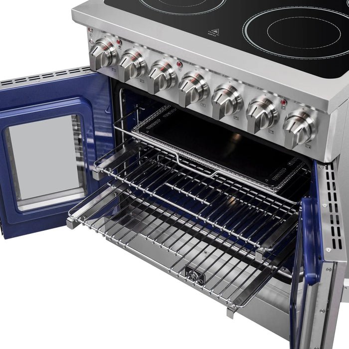 FORNO Massimo 30" French Door Electric Range FFSEL6955-30