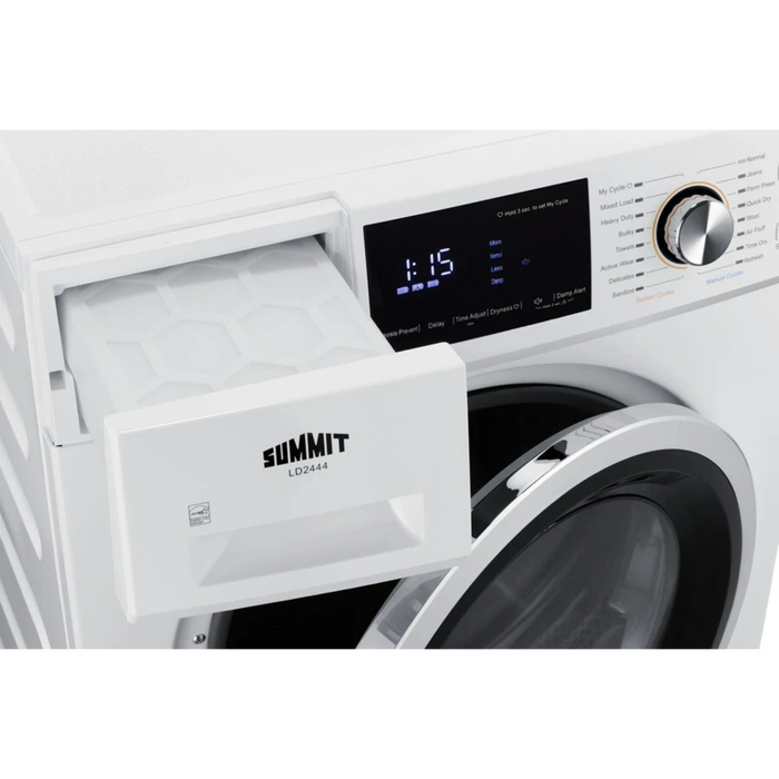 Summit 24" Washer/Heat Pump Dryer Combination LSWD24