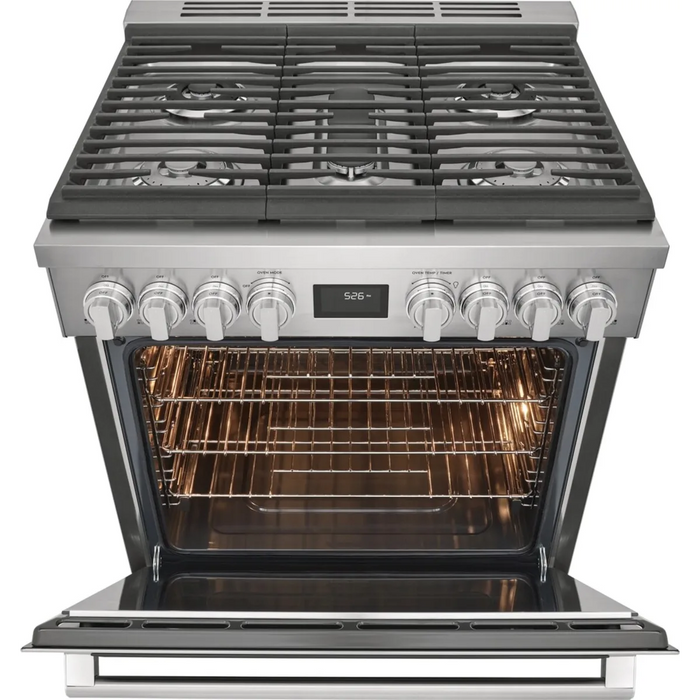Electrolux 30" Freestanding Dual Fuel Range ECFD3068AS
