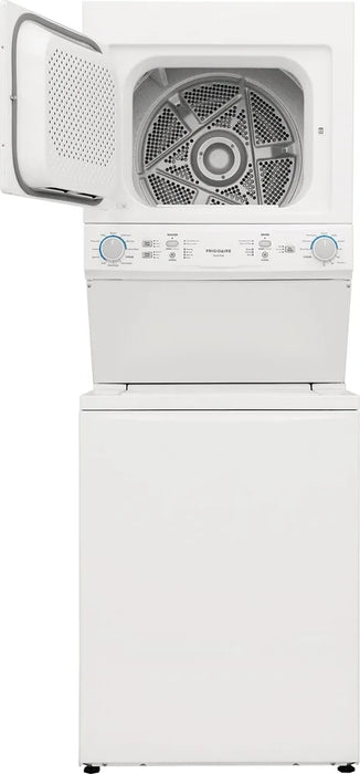 Frigidaire 27" Long Vent Stacked Laundry Center ,White, FLCE7523AW