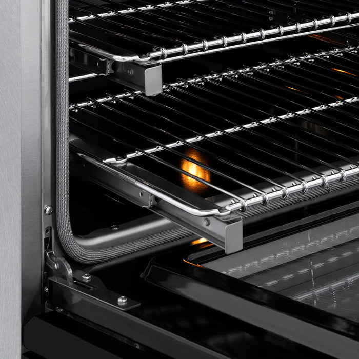 ZLINE Paramount Induction Range, Cooktop, Electric Convection Oven Satin Stainless Steel SINRSZ-BLM36