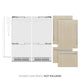 ZLINE 72" Panel Ready Built-In Bottom Freezer Refrigerator,Water Dispenser, Ice Maker, RBIT-72