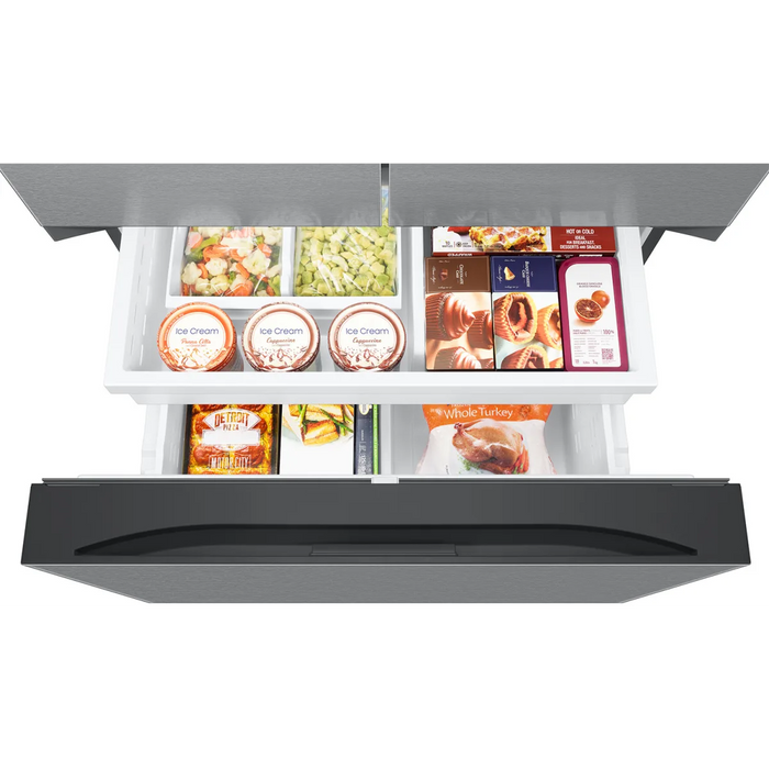 Samsung 36" Smart 3-Door French Door Refrigerator RF32CG5B10SR