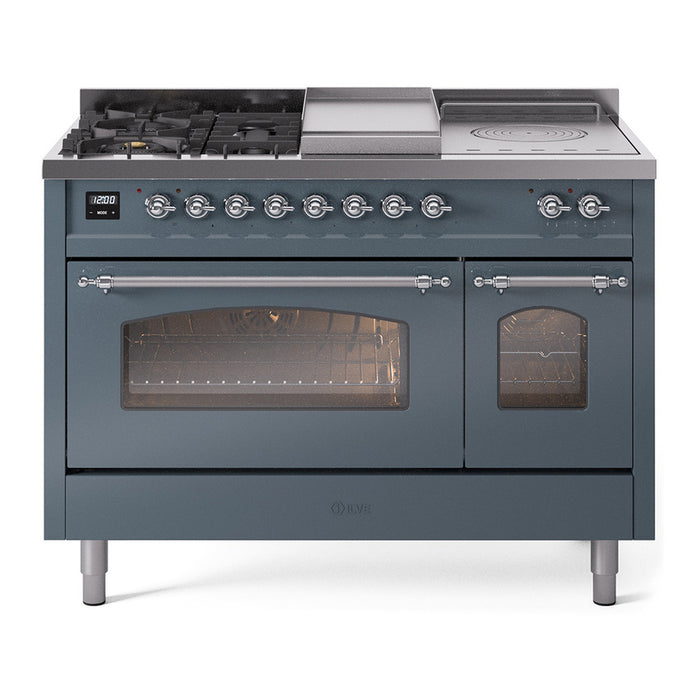 ILVE Nostalgie II 48" Dual Fuel Range UP48FSNMP