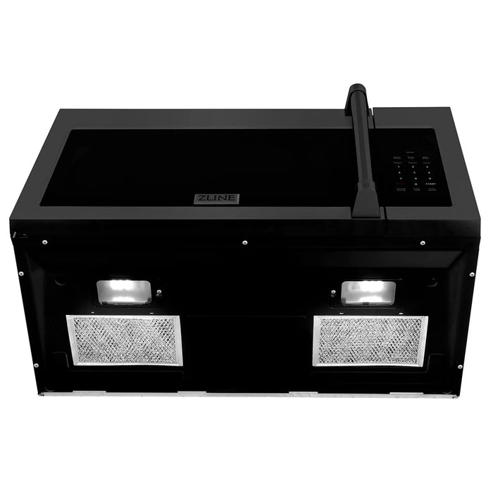 ZLINE 30" Recirculating Over the Range Convection Microwave Oven MWO-OTRCFH-30-BS