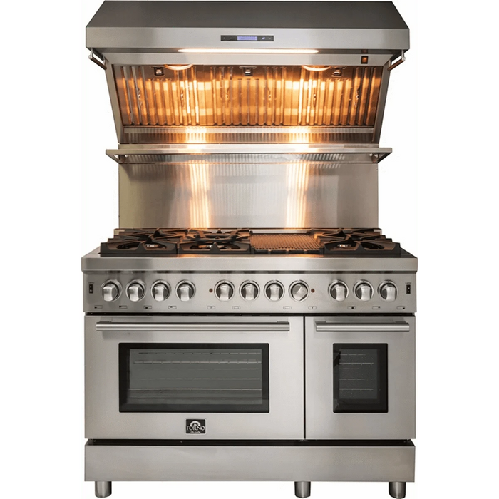 Forno Savona - 48" Wall Mount Range Hood & Back Splash FRHWM5029-48