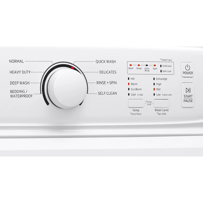 Samsung 27" Top Load Washer WA40A3005AW