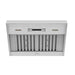 THOR Kitchen 36" 600 CFM Convertible Under Cabinet Range Hood - Close-Up View