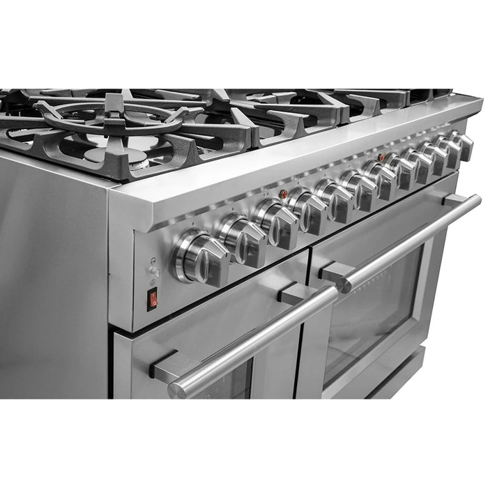 FORNO Massimo 48" Dual Fuel Range FFSGS6125-48
