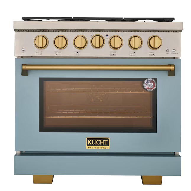 KUCHT 36" Natural Gas Range, KFX3600X-6AAG