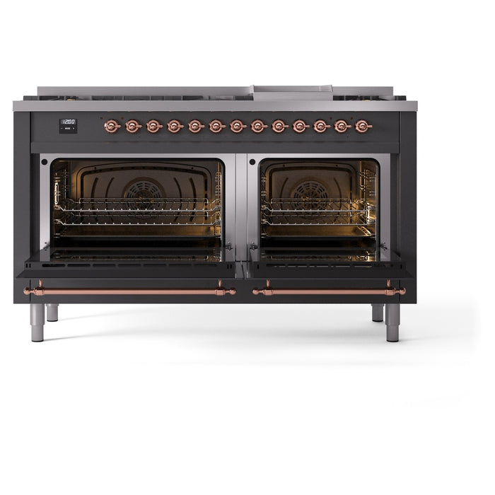 ILVE Nostalgie II 60" Dual Fuel Range UP60FNMPMGP