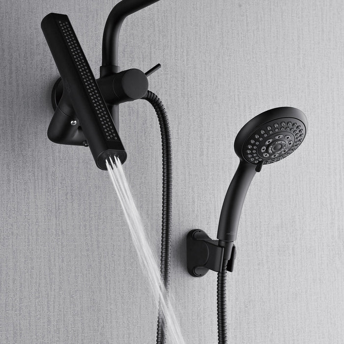 Forno Acqua AcquaFALL Mini Shower Head, Overhead Rainfall Shower SMW2BK-C8
