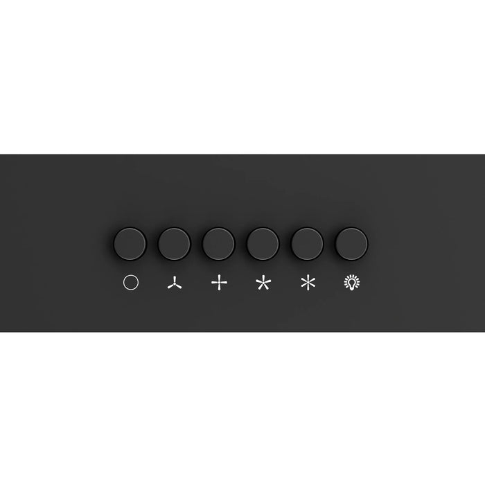 FORNO Espresso Bari 30" 400 CFM Under Cabinet Range Hood FRHUC5255-30BLK