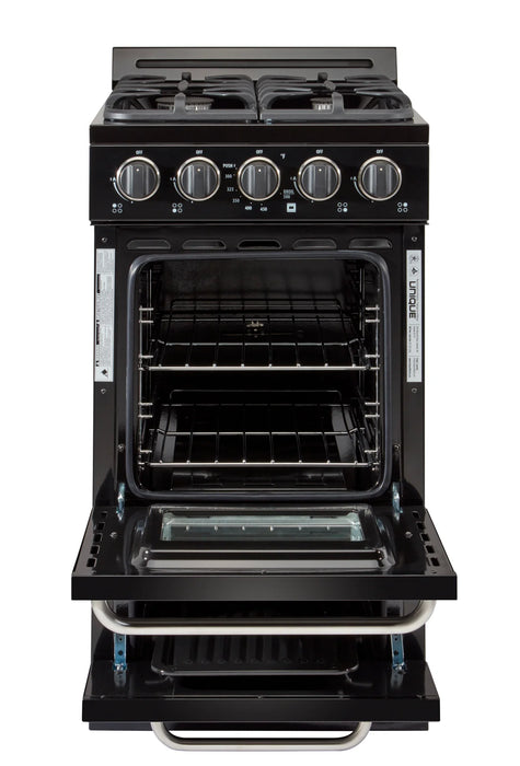 UNIQUE Classic 20" Off Grid Propane Range, UGP-20G OF1 B
