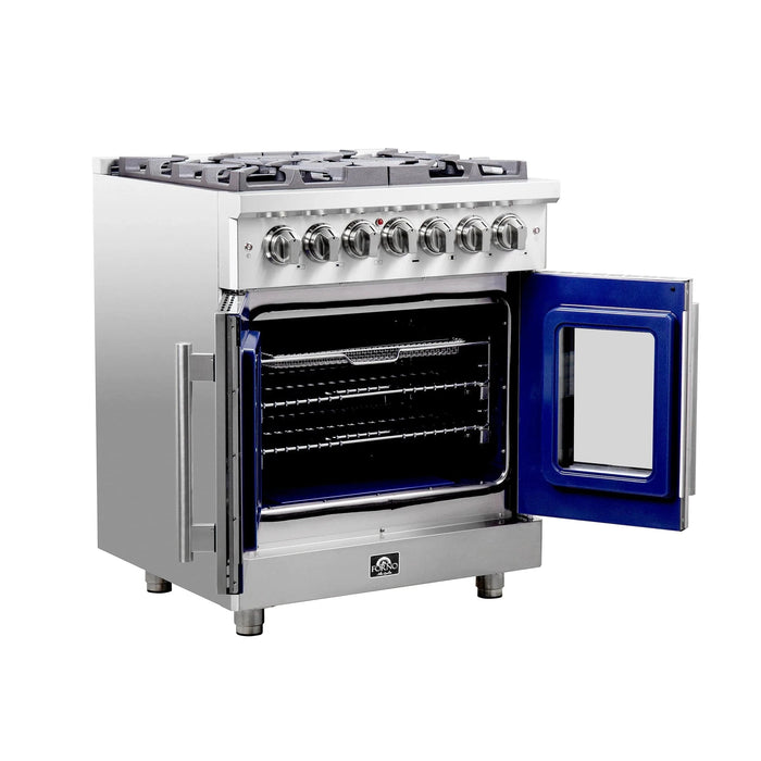 FORNO Massimo 30″ French Door Dual Fuel Range FFSGS6325-30