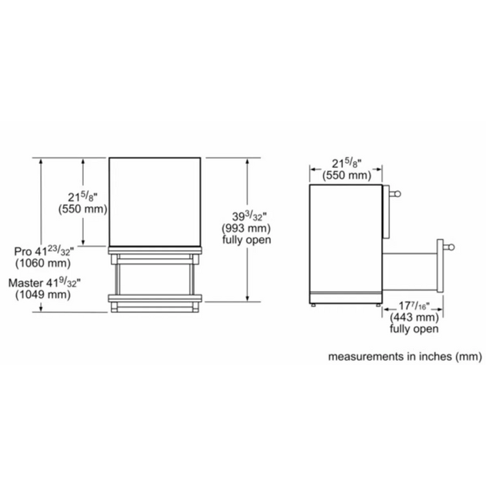 THERMADOR 24"  Built-In Undercounter Double Drawer Freezer Refrigerator, T24UC905DP