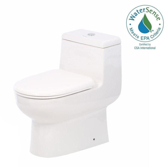 Whitehaus Magic Dual Siphonic Flush One Piece Toilet WHMFL3351-EB