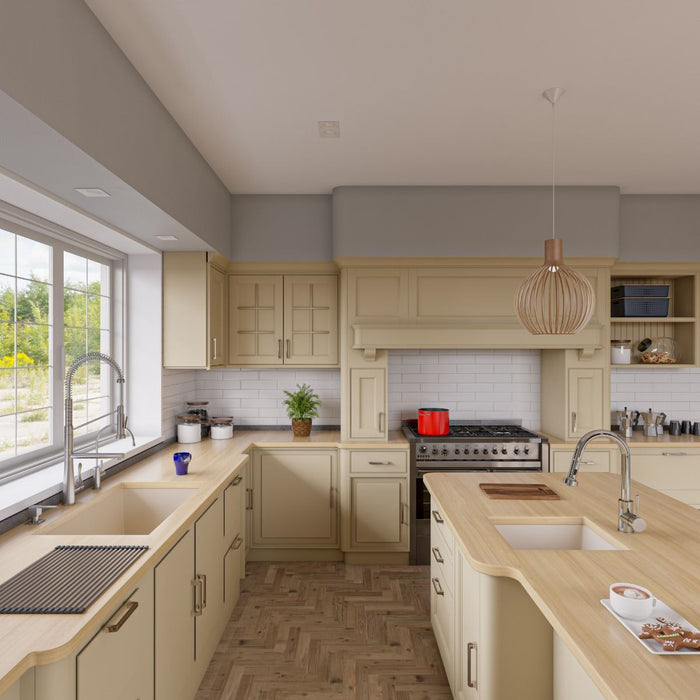 ALFI brand 33" Single Bowl Undermount Granite Composite Kitchen Sink AB3322UM