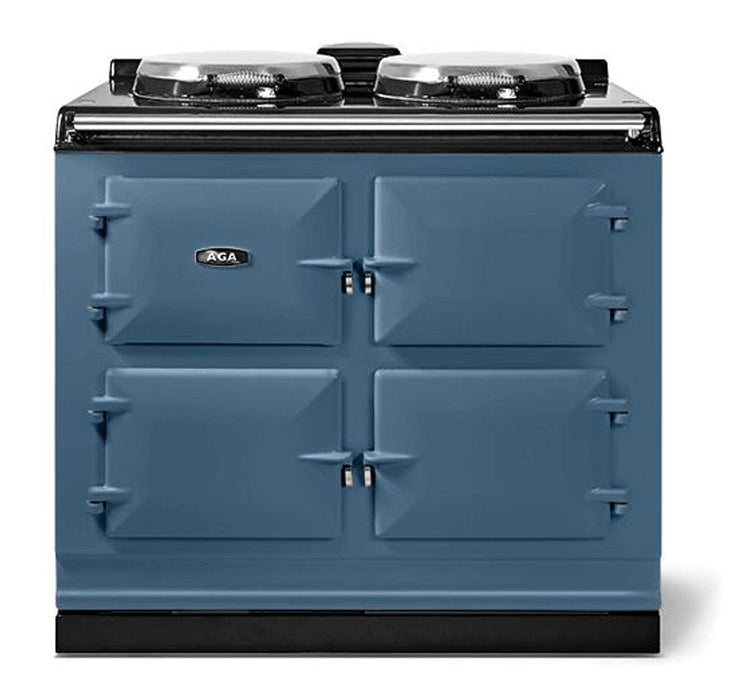 AGA 39" eR7 100 Classic Cast Iron Collection Electric Range - Dartmouth Blue AER7339DAR