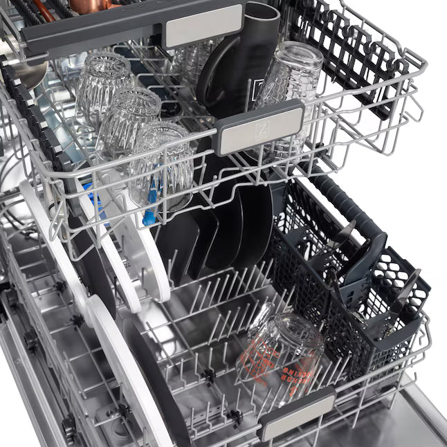 ZLINE Monument 24" Top Control Built-in Dishwasher DWMTL-BS-24-KST