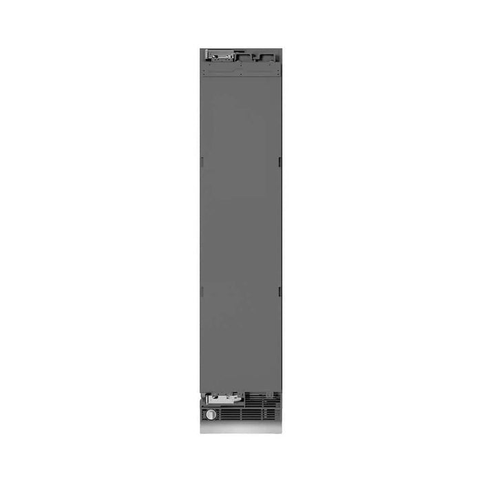 ZLINE 18" Panel Ready Left Hinge Column Freezer, Graphite Gray Interior  Polished Gold RBCFVLZ-18-G