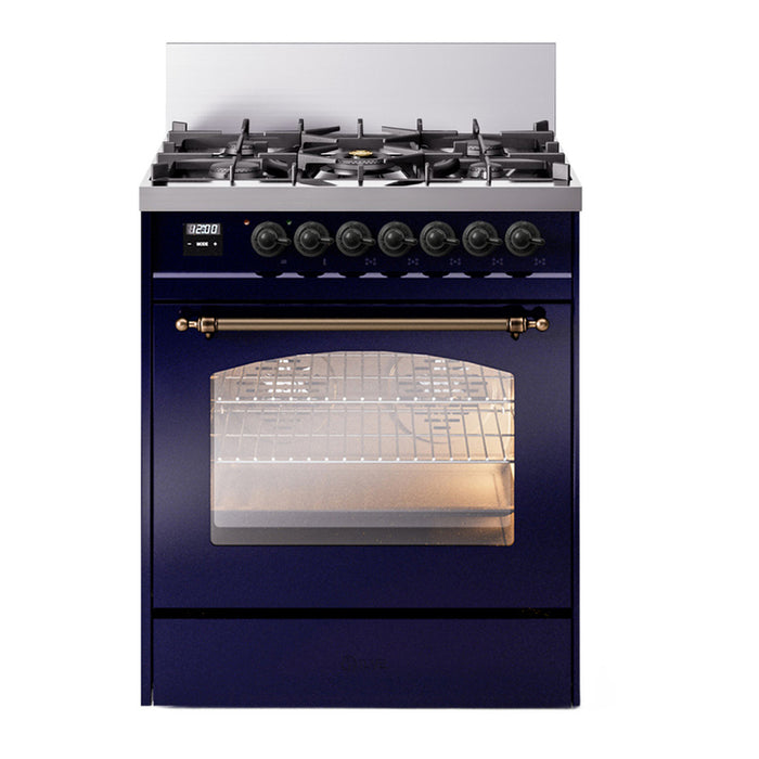 ILVE Nostalgie II 30" Dual Fuel Range, UP30NMP
