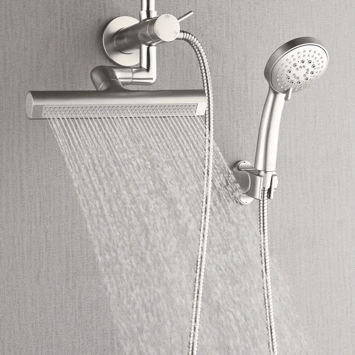 Forno Acqua AcquaFALL Mini Shower Head, Overhead Rainfall Shower SMW1BN-C2