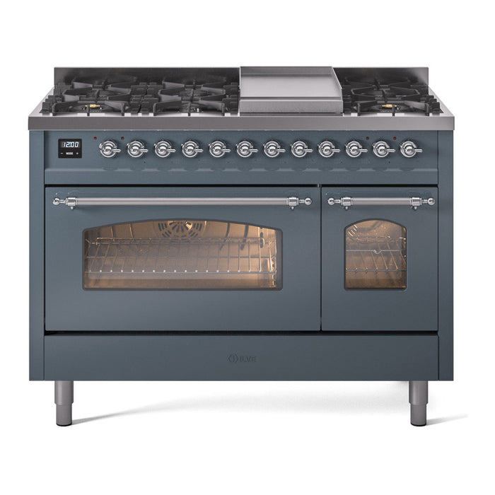 ILVE Nostalgie II 48" Dual Fuel Range, UP48FNMP