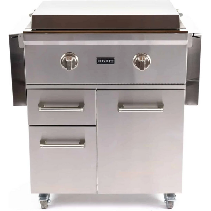 CAYOTE 30" Built-In Flat Top Gas Grill, C1FTG30LP