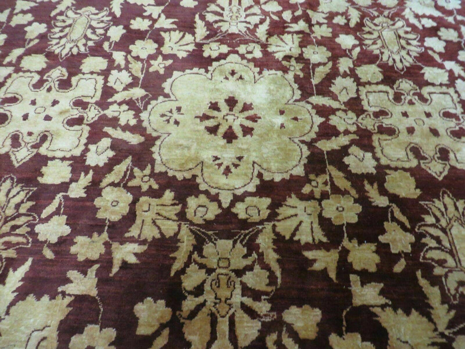 10' X 15' Hand Made Pakistan Wool on Cotton Rug Peshawar # 200A