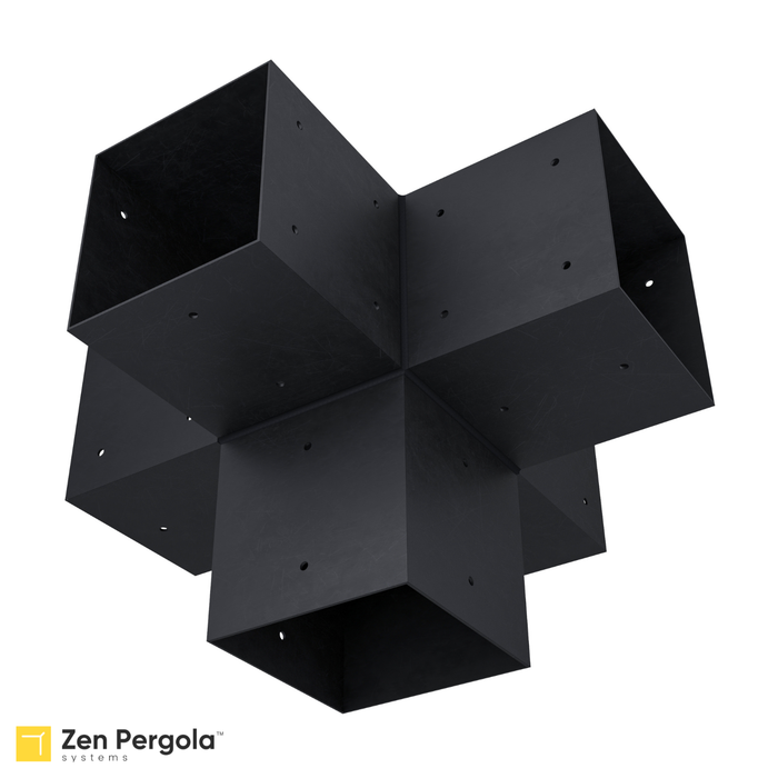 Pergola 5-Arm Post Bracket (for 6x6 Wood Posts)
