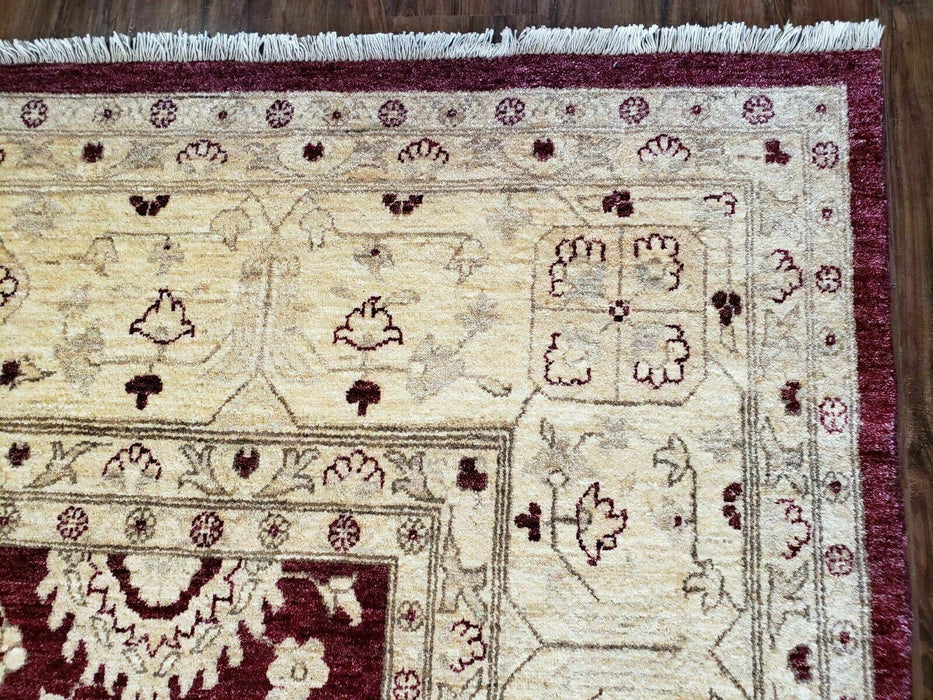 10' X 14' Vintage Handmade PESHAVAR CHOBI Pakistani Agra wool Carpet Nice