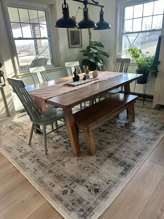 Glayden Modern Slanted Post leg Table