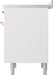 ILVE Nostalgie II 36" Electric Range, White, Copper Trim UPI366NMPWHP ILVE