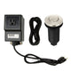 Single Outlet Brushed Nickel Garbage Disposal Kitchen Air Switch Kit — AK79001A-BN