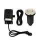 Dual Outlet Brushed Nickel Garbage Disposal Kitchen Air Switch Kit — AK79001B-BN