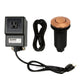 Single Outlet Copper Garbage Disposal Kitchen Air Switch Kit — AK79001A-C