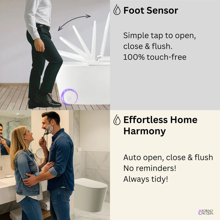 Forno ACQUA Luxurious Smart Toilet CSTPB0 - Close-Up View
