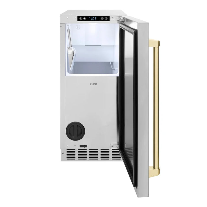 ZLINE 15" Touchstone Nugget Ice Maker INGDZ-ST-15
