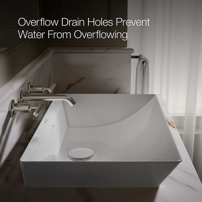 KOHLER Brazn 23" rectangular vessel bathroom sink K-21060