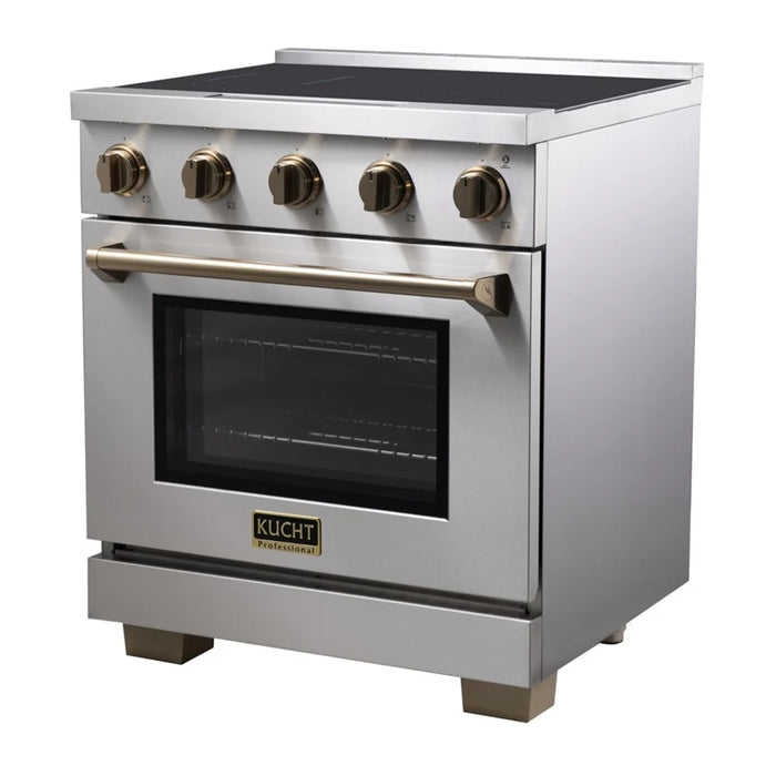 Kucht 30" Freestanding Induction Range KIN30-GL