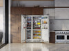 THOR Kitchen X-Series 18" Panel Ready Built-In Freezer Column, Automatic Ice Maker - Side View