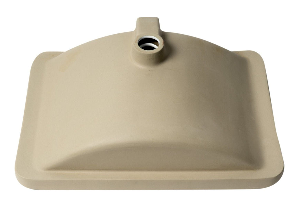 ALFI brand White 24" Rectangular Undermount Ceramic Sink ABC603