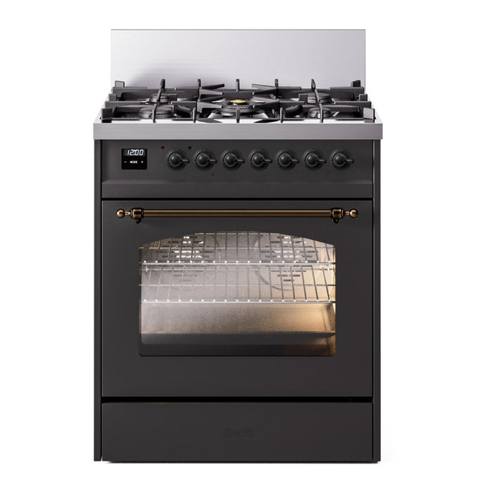 ILVE Nostalgie II 30" Dual Fuel Range, UP30NMP