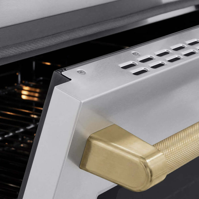 ZLINE 36" Paramount Induction Range, Stainless Steel, Helix Handle SINRZ-36